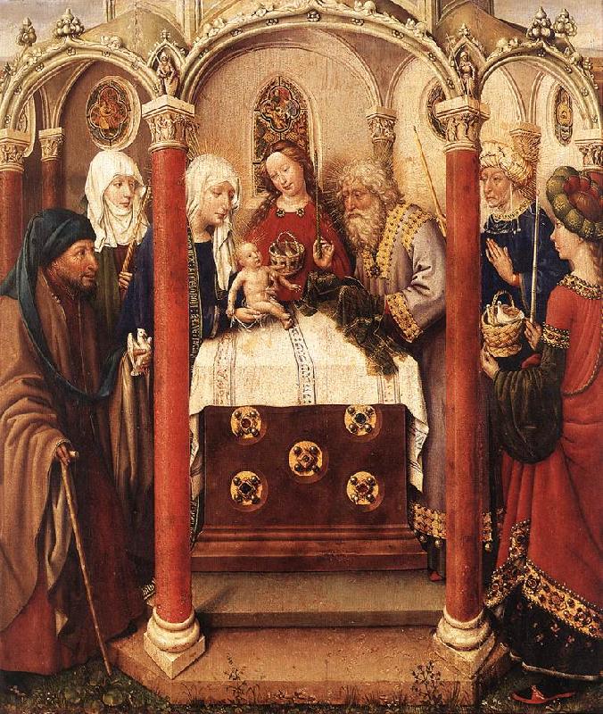 DARET, Jacques Altarpiece of the Virgin inx